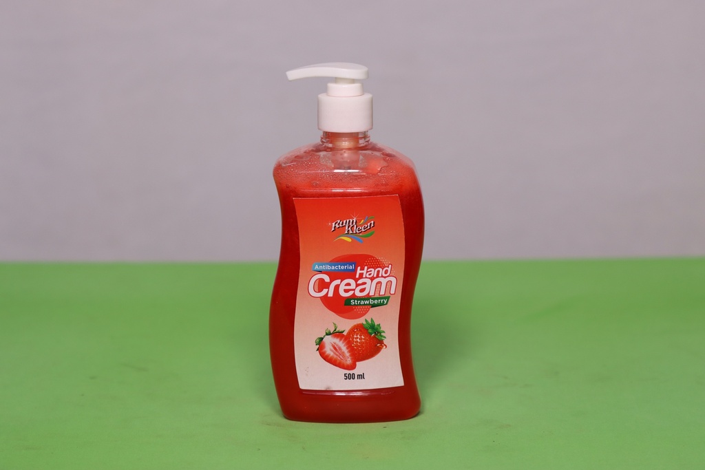 Rumkleen Hand washing cream strawberry 500mls